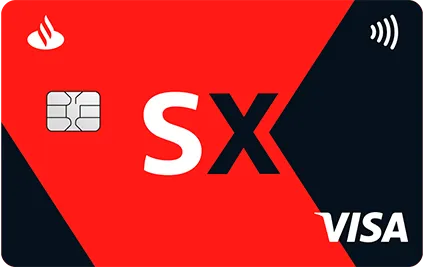 Cartão Santander SX Visa: Aproveite vantagens e limite inicial de até R$ 1.500